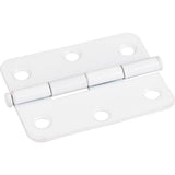 Hardware Resources - Bright White 2-1/2'' x 2'' Radius Butt Hinge - Bright White