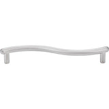 128 mm Center-to-Center Brushed Brass Wavy Capri Cabinet Pull