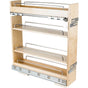 Hardware Resources - 5'' ''No Wiggle'' Base Cabinet Soft-close Pullout, Pre-Assembled - UV Coated
