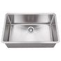 Hardware Resources - 32'' L x 19'' W x 10'' D Undermount 16 Gauge Stainless Steel Single Bowl Sink - Stainless Steel