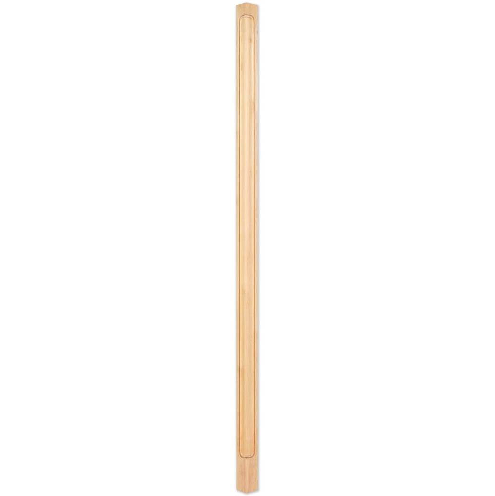 Hardware Resources - 2-3/4'' W x 2-3/4'' D x 84'' H Hard Maple Beaded Corner Post - Unfinished