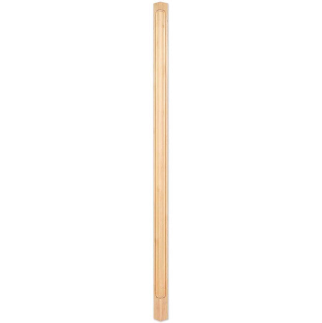 Hardware Resources - 2-3/4'' W x 2-3/4'' D x 84'' H Hard Maple Beaded Corner Post - Unfinished