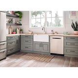 128 mm Center-to-Center Brushed Gold Square Stanton Cabinet Bar Pull