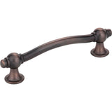 Hardware Resources - 96 mm Center-to-Center Brushed Oil Rubbed Bronze Syracuse Cabinet Bar Pull - Brushed Oil Rubbed Bronze