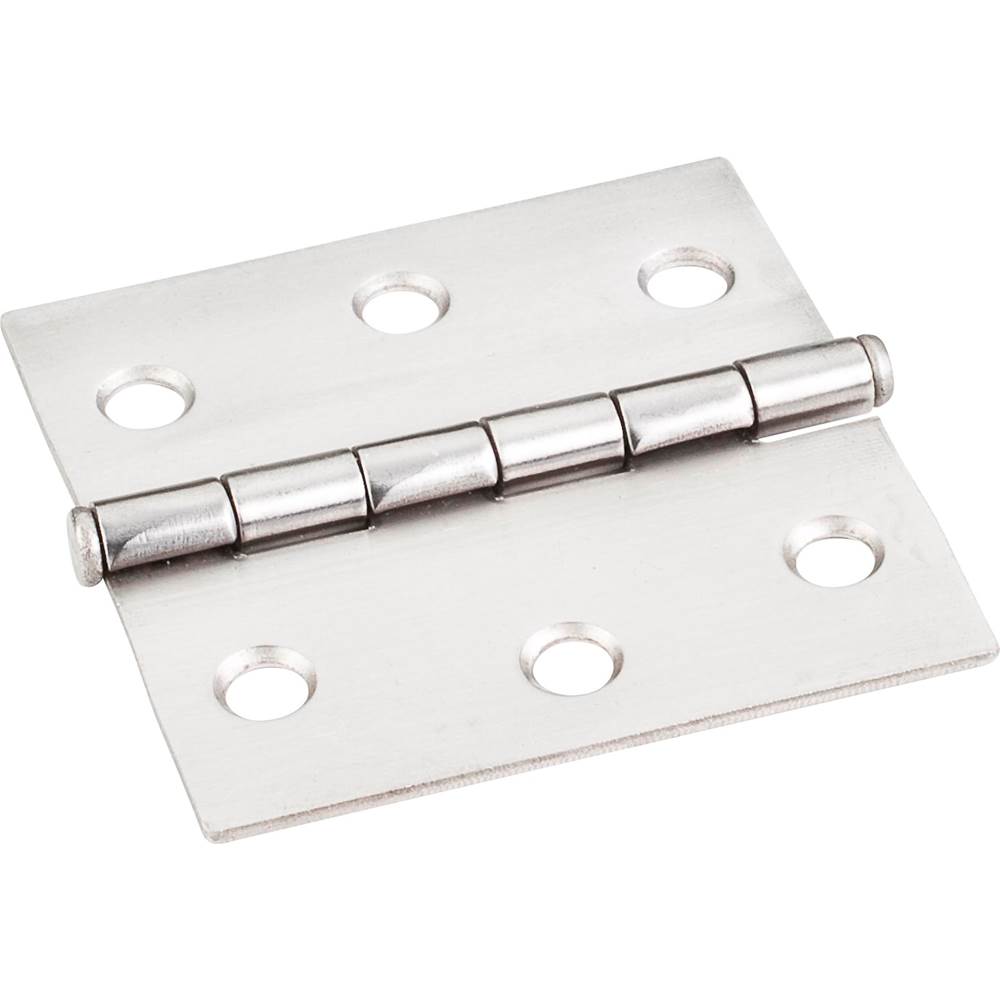 Hardware Resources - Stainless Steel 2-1/2'' x 2-1/2''  Swaged Butt Hinge - Stainless Steel