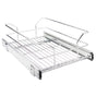 Hardware Resources - 12'' Metal Pullout Basket - Chrome