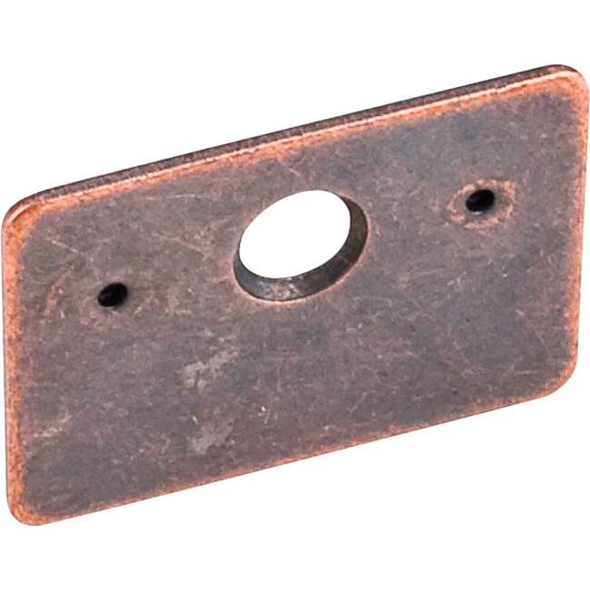 Hardware Resources - Bronze Strike Plate for Magnetic Catches - Brown