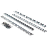 Hardware Resources - Polished Chrome STORAGE WITH STYLE  Metal Pilaster Set for Pullout Baskets - Polished Chrome