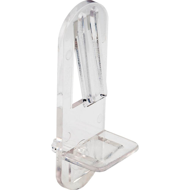 Hardware Resources - Clear 1/4'' Pin Shelf Lock For 5/8'' Shelf - Priced and Sold by the Thousand - Clear