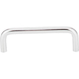 3-1/2'' Center-to-Center Brushed Chrome Torino Cabinet Wire Pull