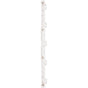 Hardware Resources - Quick Tray 1'' White Pilaster Bulk Packed - White
