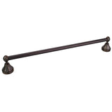 Hardware Resources - Newbury Brushed Oil Rubbed Bronze 24'' Single Towel Bar- Retail Packaged - Brushed Oil Rubbed Bronze