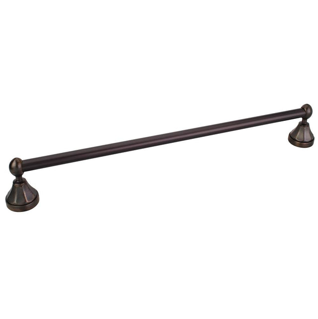 Hardware Resources - Newbury Brushed Oil Rubbed Bronze 24'' Single Towel Bar- Retail Packaged - Brushed Oil Rubbed Bronze
