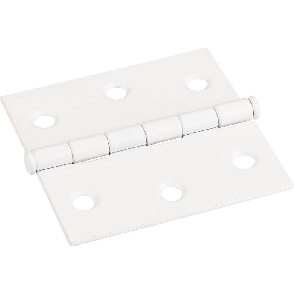 Hardware Resources - Off White 2-1/2'' x 2-1/2'' Swaged Butt Hinge - Cream White