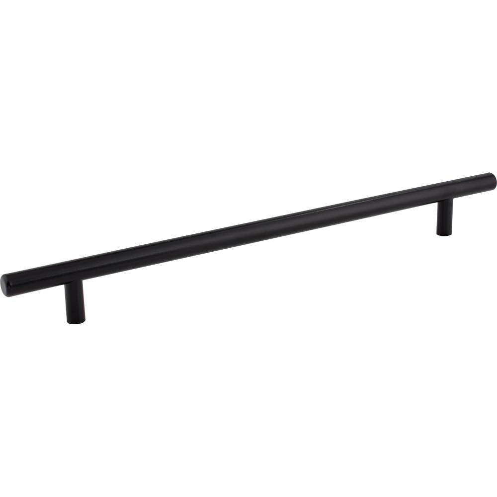 Hardware Resources - 256 mm Center-to-Center Hollow Matte Black Stainless Steel Naples Cabinet Bar Pull - Matte Black Stainless Steel