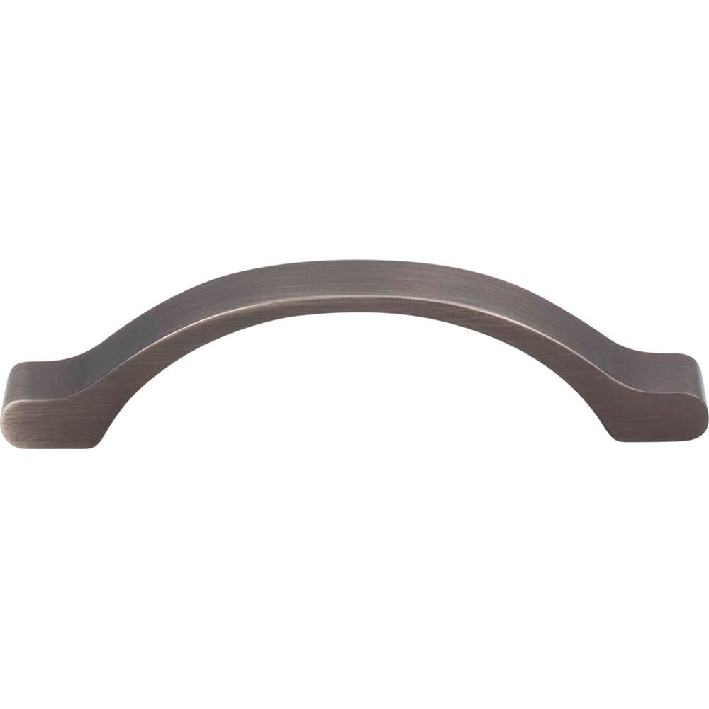 96 mm Center-to-Center Brushed Pewter Arched Seaver Cabinet Pull