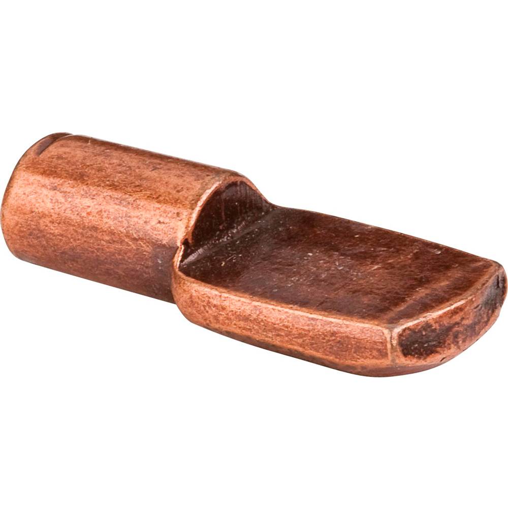Hardware Resources - Antique Copper 1/4'' Spoon Shelf Support - Priced and Sold by the Thousand - Antique Copper
