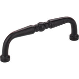 Hardware Resources - 3'' Center-to-Center Matte Black Madison Cabinet Pull - Matte Black