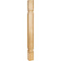 Hardware Resources - 3-3/4'' W x 3-3/4'' D x 35-1/2'' H Maple Square Mission Post - Unfinished