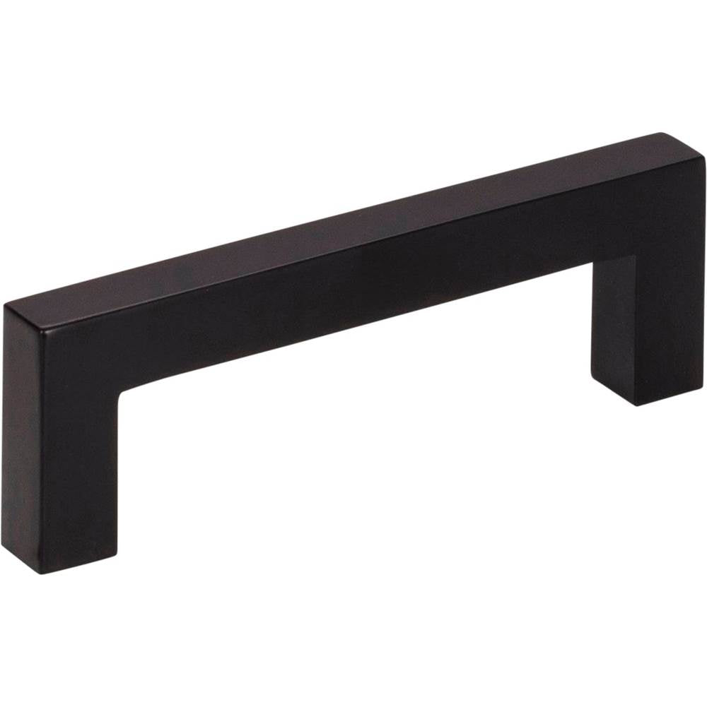 Hardware Resources - 3'' Center-to-Center Matte Black Square Stanton Cabinet Bar Pull - Matte Black