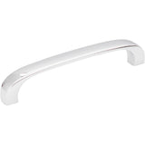 Hardware Resources - 96 mm Center-to-Center Polished Chrome Square Slade Cabinet Pull - Polished Chrome