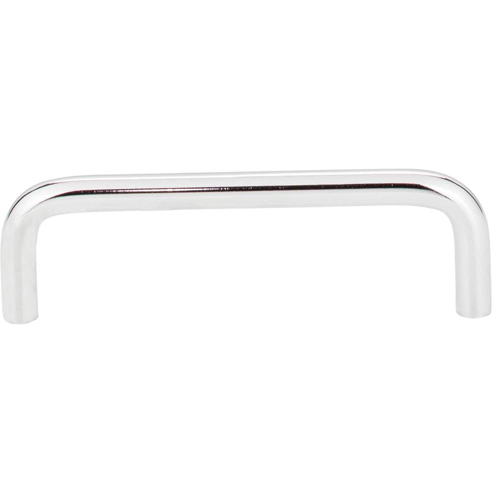 96 mm Center-to-Center Brushed Chrome Torino Cabinet Wire Pull