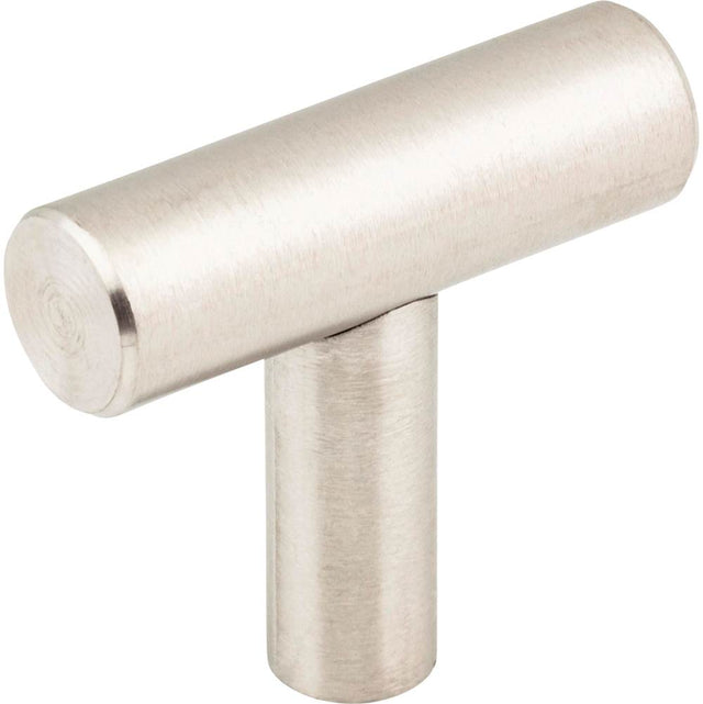 Hardware Resources - 1-9/16'' Overall Length Hollow Stainless Steel Naples Cabinet ''T'' Knob - Stainless Steel