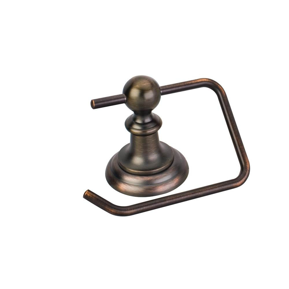 Hardware Resources - Fairview Brushed Oil Rubbed Bronze Euro Paper Holder - Retail Packaged - Brushed Oil Rubbed Bronze