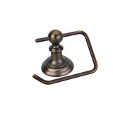 Hardware Resources - Fairview Brushed Oil Rubbed Bronze Euro Paper Holder - Retail Packaged - Brushed Oil Rubbed Bronze