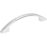 Hardware Resources - 96 mm Center-to-Center Polished Chrome Arched Somerset Cabinet Pull - Polished Chrome