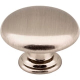 Hardware Resources - 1-3/16'' Diameter Satin Nickel Gatsby Cabinet Mushroom Knob - Satin Nickel