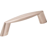 Hardware Resources - 3'' Center-to-Center Satin Nickel Zachary Cabinet Pull - Satin Nickel