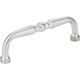 Hardware Resources - 3'' Center-to-Center Brushed Chrome Madison Cabinet Pull - Brushed Chrome