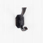 Hardware Resources - 4-5/16'' Brushed Oil Rubbed Bronze Emerald Double Prong Wall Mounted Hook - Brushed Oil Rubbed Bronze