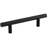 Hardware Resources - 96 mm Center-to-Center Hollow Matte Black Stainless Steel Naples Cabinet Bar Pull - Matte Black Stainless Steel