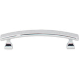 96 mm Center-to-Center Brushed Gold Square Hadly Cabinet Pull
