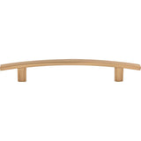 128 mm Center-to-Center Brushed Gold Square Thatcher Cabinet Bar Pull