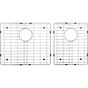 Hardware Resources - Stainless Steel Bottom Grid for Farmhouse/Apron Front Double Bowl Sink (HA225) - Stainless Steel