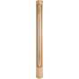 Hardware Resources - 2-3/4'' W x 2-3/4'' D x 42'' H Rubberwood Grape Corner Post - Unfinished