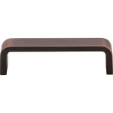 96 mm Center-to-Center Brushed Chrome Square Asher Cabinet Pull