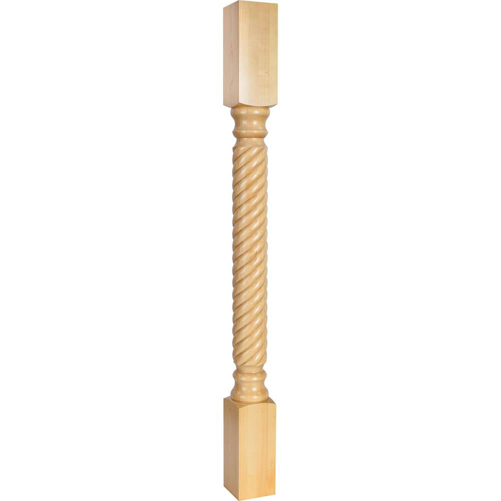 Hardware Resources - 3-1/2'' W x 3-1/2'' D x 42'' H Rope Post - Unfinished
