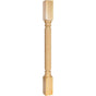 Hardware Resources - 3-1/2'' W x 3-1/2'' D x 42'' H Cherry Rope Post - Unfinished