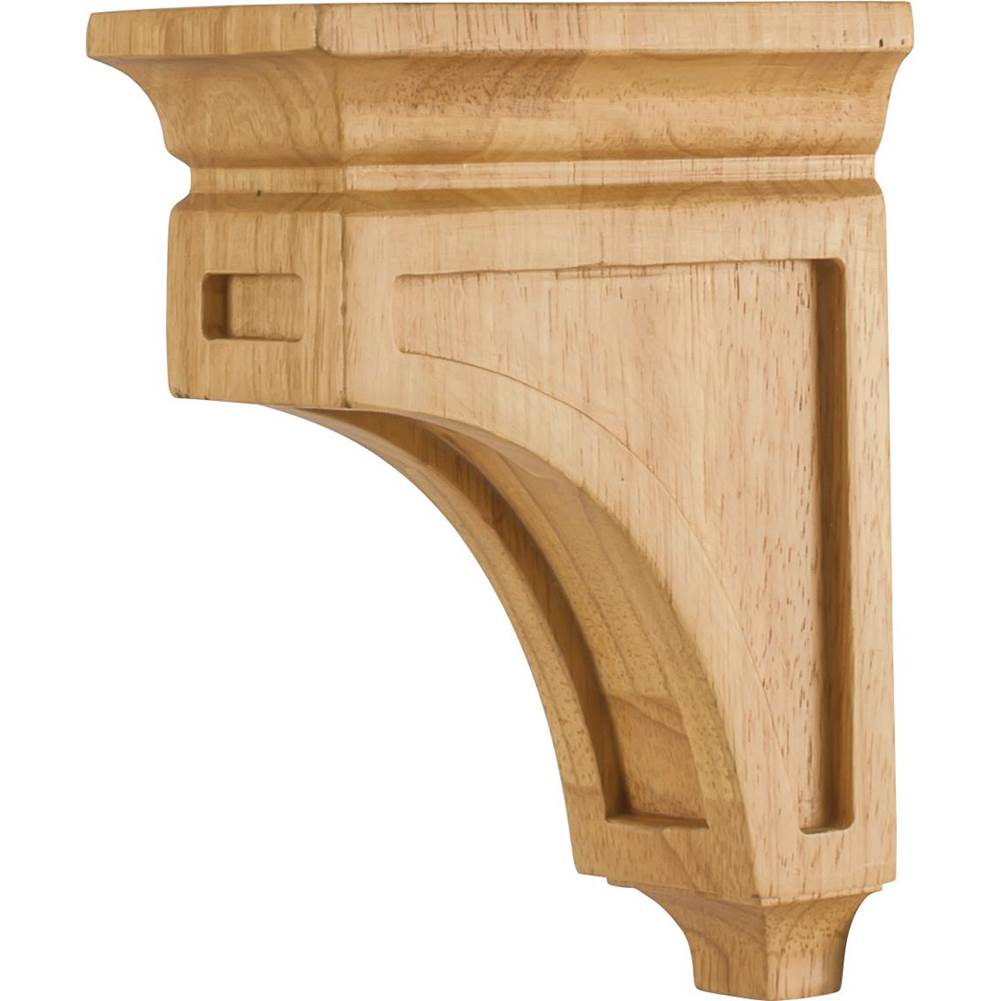 Hardware Resources - 3'' W x 6'' D x 8'' H Hard Maple Mission Corbel - Unfinished