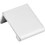 Hardware Resources - 1-1/4'' Overall Length Brushed Chrome Edgefield Cabinet Tab Pull - Brushed Chrome