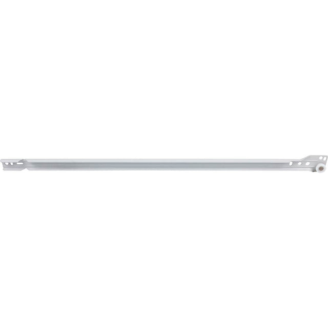 Hardware Resources - 22-5/8'' (575 mm) Single Captive V-Notch Non-self-closing 3/4 extension Side Mount Epoxy Split Slide - Cabinet Right - White
