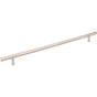 Hardware Resources - 480 mm Center-to-Center Hollow Stainless Steel Naples Cabinet Bar Pull - Stainless Steel