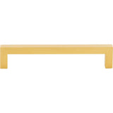 128 mm Center-to-Center Brushed Gold Square Stanton Cabinet Bar Pull