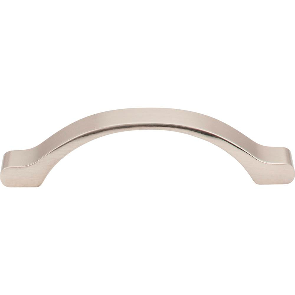 96 mm Center-to-Center Brushed Pewter Arched Seaver Cabinet Pull