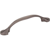 Hardware Resources - 96 mm Center-to-Center Brushed Pewter Watervale Cabinet Pull - Brushed Pewter