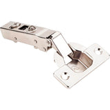 Hardware Resources - 125 degree Heavy Duty Full Overlay Cam Adjustable Soft-close Hinge without Dowels - Polished Nickel